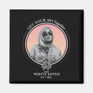 Samla ihop din SH*t - den vita lotus Magnet