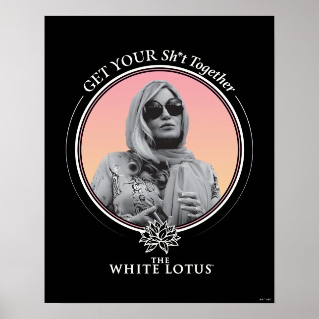 Samla ihop din SH*t - den vita lotus Poster (Framsidan)