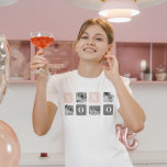 Samla ihop par fotot & Pastel Rosa & Grått XOXO T Shirt<br><div class="desc">Samla ihop par fotot & Pastel Rosa & Grått XOXO</div>