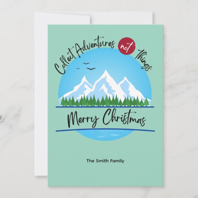 Samla in Äventyr julkort Inbjudningar (Framsida)