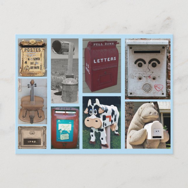 Samla in foton från postlåda vykort (Framsida)