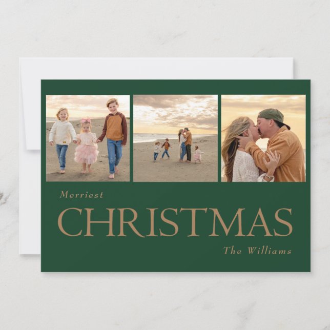 Samla in fotopatens Guld-julkort Julkort (Framsida)