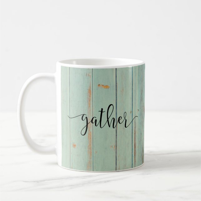 Samla in Grönt för Land Kitchen Sage  Cute Kaffemugg (Vänster)
