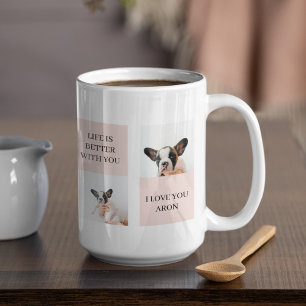 Samla in Hund Foton Hund är mina Valentineser Kaffemugg