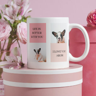 Samla in Hund Foton Hund är mina Valentineser Mugg