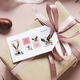 Samla in Hund Foton | Hund är mina Valentineser |  Presentetikett