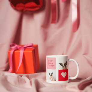 Samla in Hund Foton Min Hund är min Valentine Kaffemugg