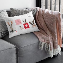 Samla in Hund Foton | Min Hund är min Valentine Lumbarkudde