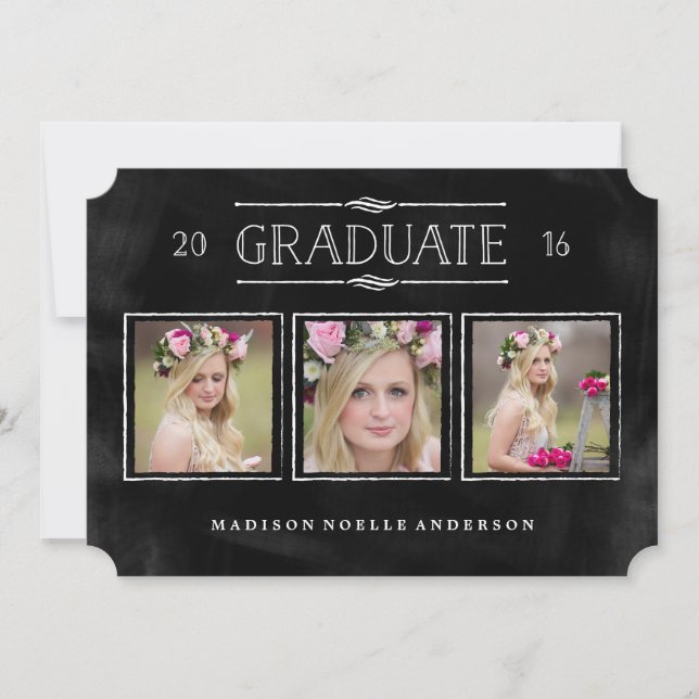 Samla in inbjudan till Chalk Studenten (Framsida)