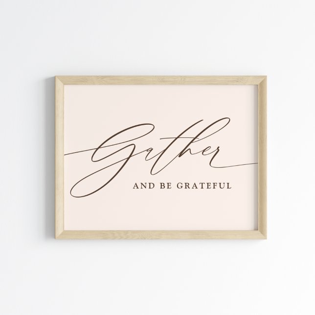 Samla in och var tacksam för skript poster (Skapare uppladdad)