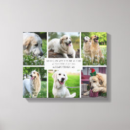 Samla in Pets Photo Modern Hund Quote Canvas