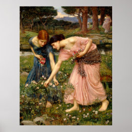 Samla in Ye-Rosenknoppar medan maj-1909 Poster