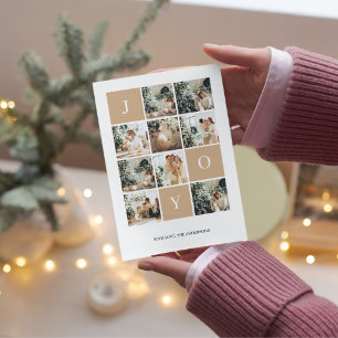 Samla julfoto Joy LYCKLIG HELGDAG