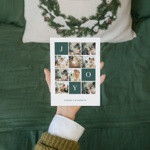 Samla julfoto Joy LYCKLIG HELGDAG