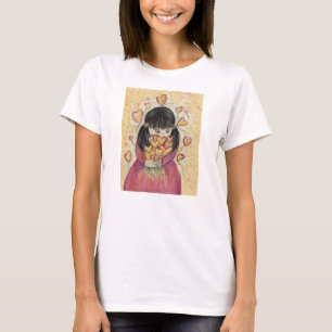 Samla Kärlek Hearts Art Anpassningsbar Shirt T