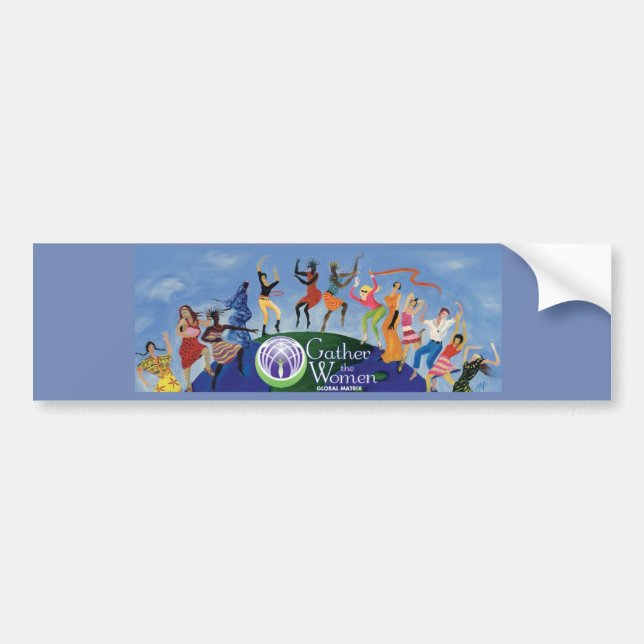 Samla kvinnabildekalet bildekal (Framsidan)