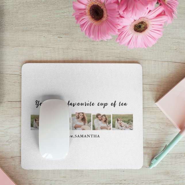 Samla lite foto och du är min Kopp i teafoten Musmatta (Skapare uppladdad)