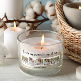 Samla lite foto och du är min Kopp i teafoten Rektangulärt Klistermärke