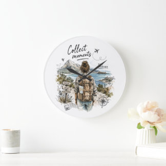 Samla Minnen Inte Saker Resa Citat Stor Klocka