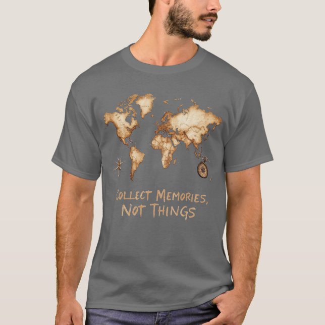 Samla Minnen Inte Saker | Vintage T-shirt (Framsida)