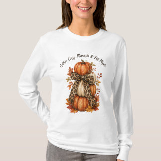 Samla mysiga stunder och höstmagie t shirt