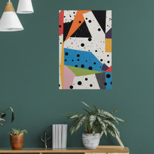 Samla Pappra svarta punkter Poster