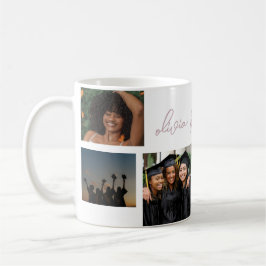 Samla redigerbar Multi Photo Grad 2023 School Kaffemugg