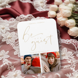 Samla två foton till vår gäst Romantic Bröllop Magnet