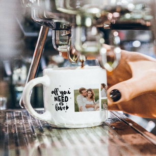 Samla upp par foto och allt du behöver är Kärlek-o Espressomugg