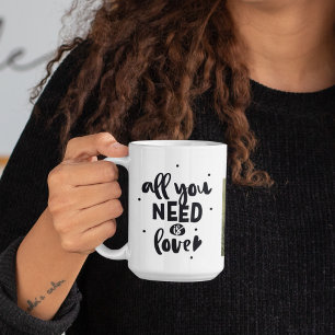 Samla upp par foto och allt du behöver är Kärlek-o Kaffemugg