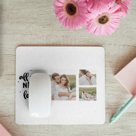 Samla upp par foto och allt du behöver är Kärlek-o Musmatta