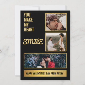 Samla upp par foto och Lolly Romantic-citat Inbjudningar