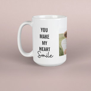 Samla upp par foto och Lolly Romantic-citat Kaffemugg