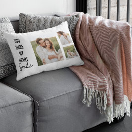 Samla upp par foto och Lolly Romantic-citat Lumbarkudde