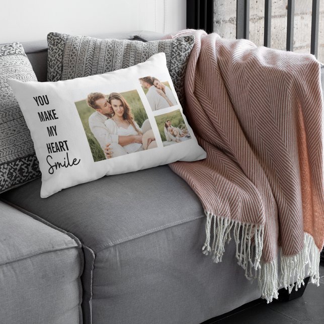 Samla upp par foto och Lolly Romantic-citat Lumbarkudde (Skapare uppladdad)