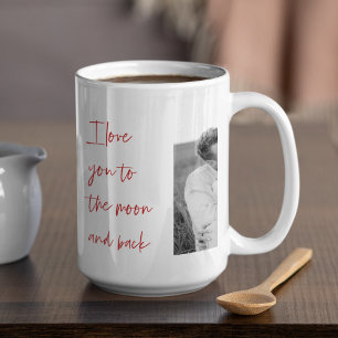Samla upp par foto och romantisk citat Kärlek You Kaffemugg