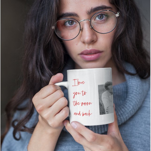 Samla upp par foto och romantisk citat Kärlek You  Mugg (Skapare uppladdad)