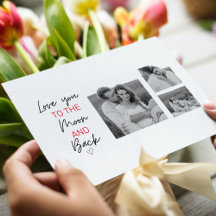 Samla upp par foto och romantisk offert till Måne