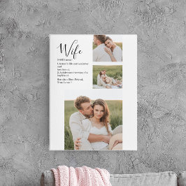 Samla upp par Photo & Loely Romantic Makegift Canvastryck
