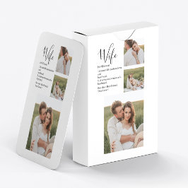 Samla upp par Photo & Loely Romantic Makegift Casinokort