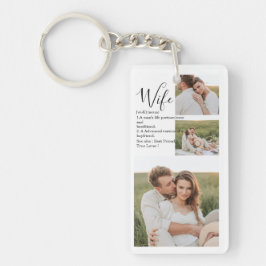 Samla upp par Photo & Loely Romantic Makegift Nyckelring