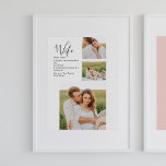 Samla upp par Photo & Loely Romantic Makegift Poster<br><div class="desc">Samla upp par Photo & Loely Romantic Makegift</div>