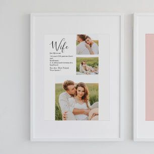 Samla upp par Photo & Loely Romantic Makegift Poster