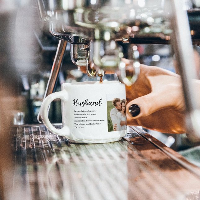 Samla upp par Photo & Romantic Make Kärlek Gift Espressomugg (Skapare uppladdad)