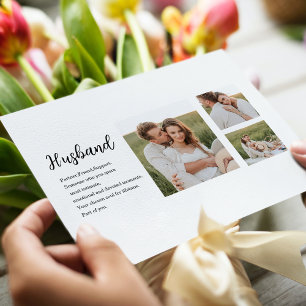 Samla upp par Photo & Romantic Make Kärlek Gift Helg Vykort