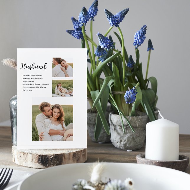 Samla upp par Photo & Romantic Make Kärlek Gift Julkort (Skapare uppladdad)