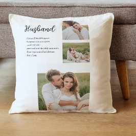 Samla upp par Photo & Romantic Make Kärlek Gift Kudde