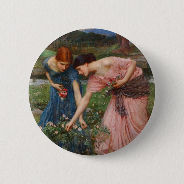 Samla Ye-Rosenknoppar av John W. Waterhouse Knapp (Framsida)