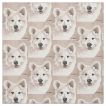 Samlad Hund Art Fabric