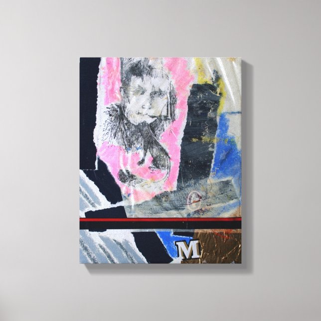 Samlar Bruyants Artists Bok som fastnat i livets C Canvastryck (Framsida)